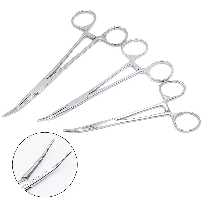 Animal Cage Clamp Orthopedics Instruments 1 Pc Stainless Steel Hemostatic Clamp Forceps Surgical Forceps Surgical Tool Kit Locking Clamps Fishing Pliers Hv3N
