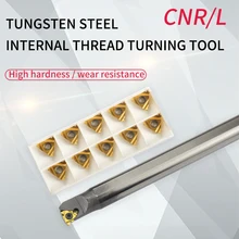 Tungsten Staal Draaien Tool CNR0008K11 CNR0016Q16 CNR0025R22 Draad Draaigereedschap Boring Bar Carbide Insert 11IR/16IR/22IR