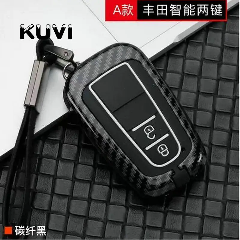 Сплав ключ чехол для Toyota Camry CHR Corolla RAV4 Avalon Land Cruiser Prado Prius чехол дистанционного брелока 2 3 4 кнопки