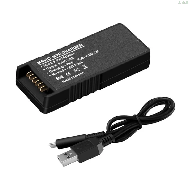 Promo PXB QC3.0 Battery Charger USB Charging Adapter for DJI Mavic Mini Drone Accessories 667C 
