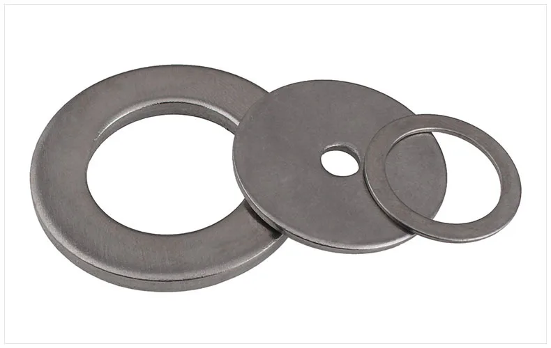 GB848 304 stainless steel flat washer thin washer thickened washer large side small side flat washer meson 50PCS