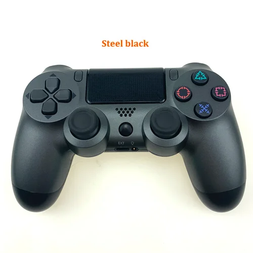 Для беспроводного геймпада контроллер для Playstation Dualshock PS4 4 Bluetooth джойстик геймпады для PS4/PS4 Pro Silm PS3 PC Игры - Цвет: Steel Black