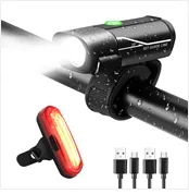 LED USB Rechargeable Bike Tail Light Bicycle Safety COB Warning Rear Lamp USB Charged Night Bike Backlight Backpack Lamp A30810