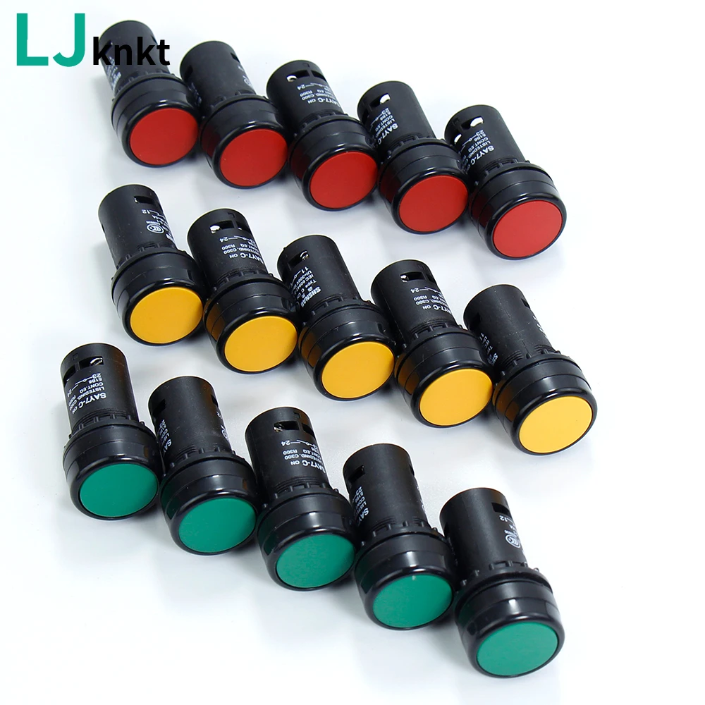 

Red yellow green Cylindrical Control button Automatic reset switch Normally open normally closed contact Without lamp