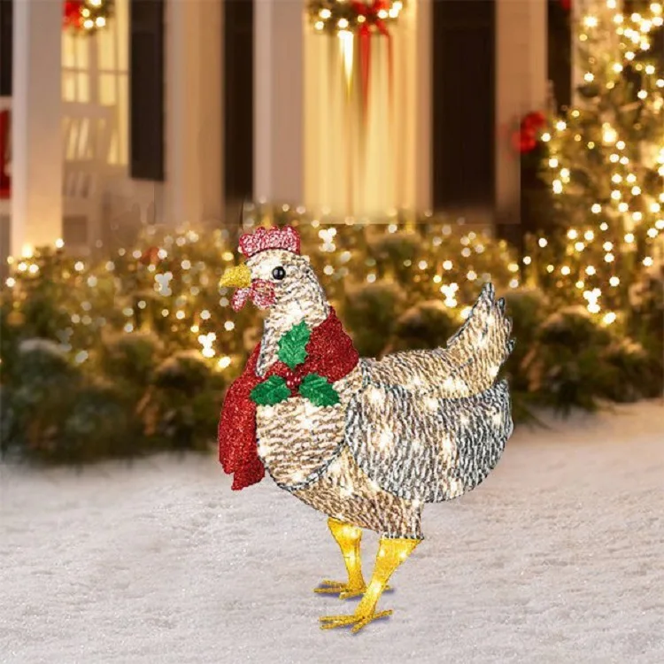 Tractor Supply Christmas Eve Hours 2022 2022 New Light Up Chicken Red Festive Scarf Christmas Chicken Christmas  Outdoor Garden Decoration Solar Lights Xmas Gift 1Pc|Lawn Lamps| -  Aliexpress