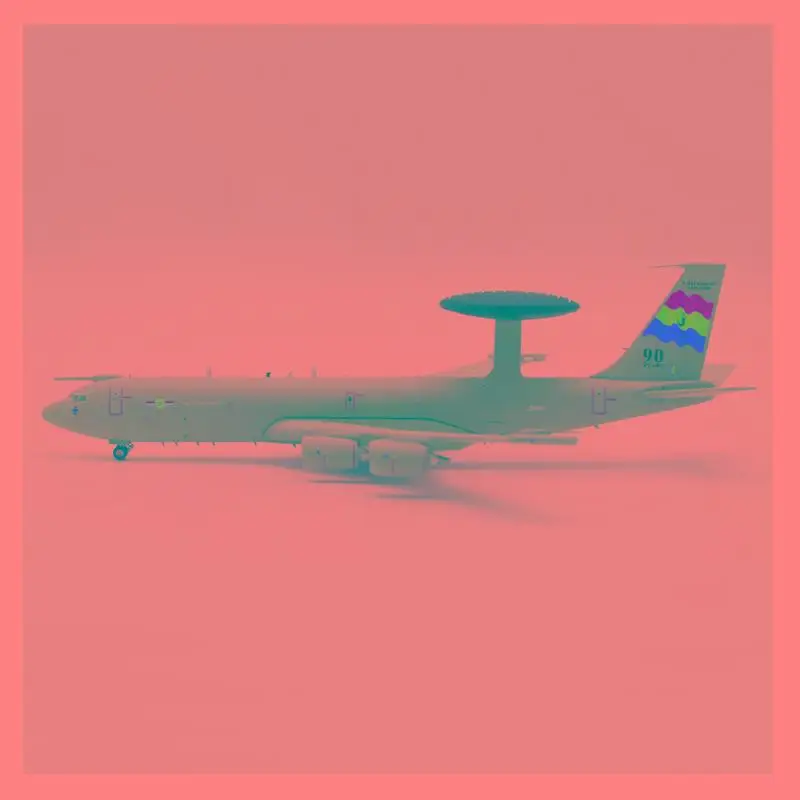 Inflight Королевские ВВС Боинг E-30 часовая AEW1 707-300 ZH103 1/200 литая под давлением