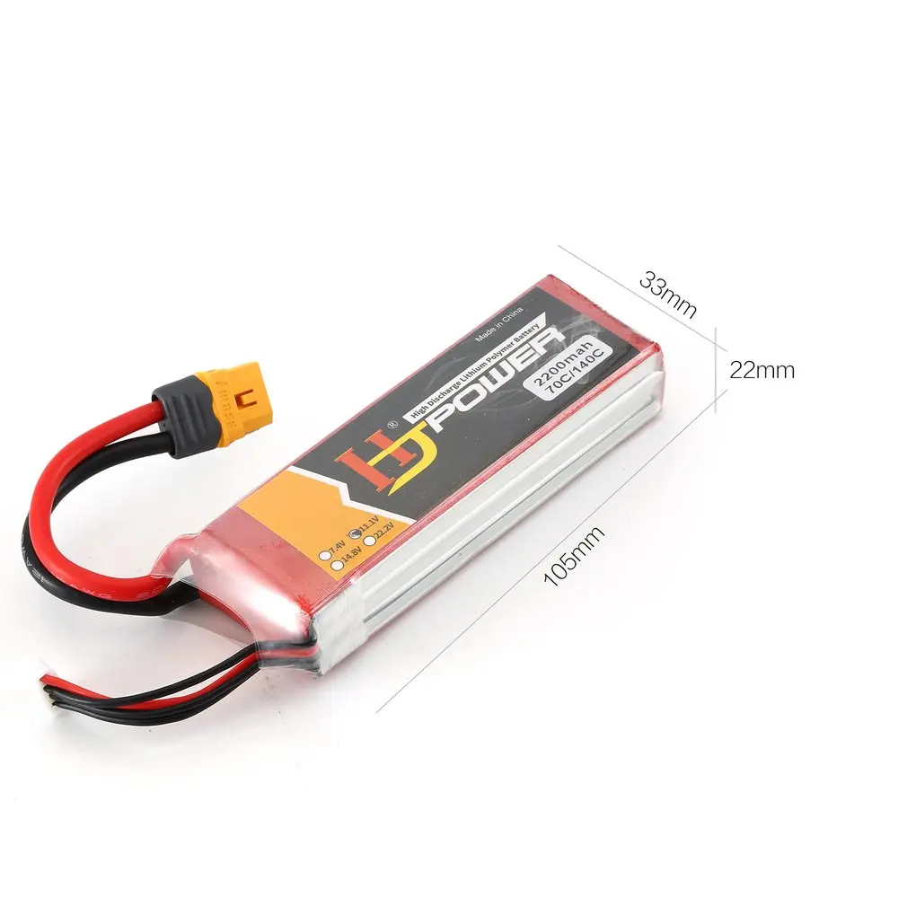 3S RC Lipo аккумулятор HJ 11,1 V 2200MAH 70C XT60 разъем Перезаряжаемый для RC гоночный Дрон вертолет модель автомобиля лодки
