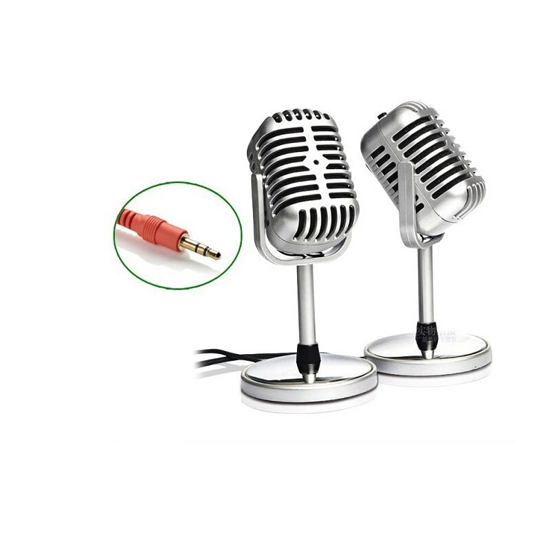 Classical Design Vintage Retro Condenser PC Laptop Studio Gooseneck Microphone MIC | Электроника
