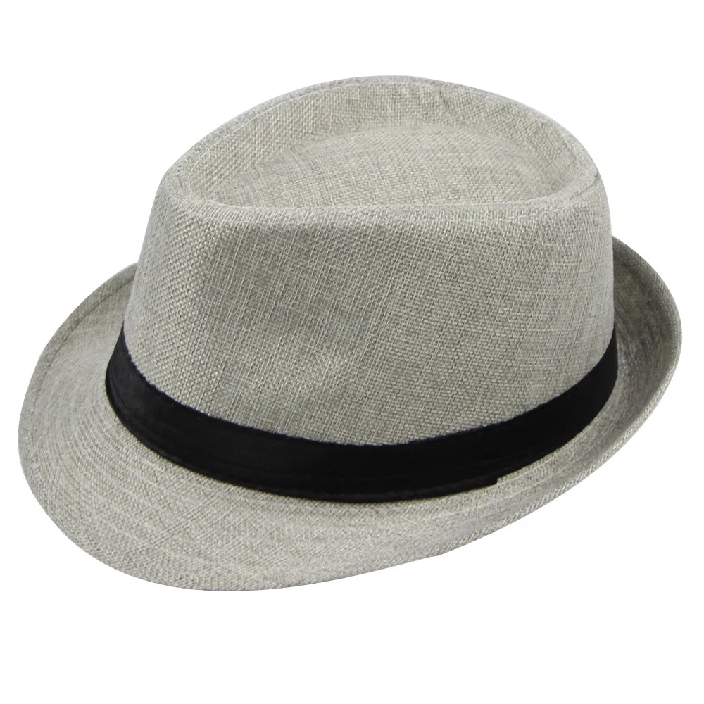 Gorra Hombre, Весенняя и летняя джазовая шляпа, уличная льняная шляпа от солнца, высокое качество,, Панама, шляпа Czapka Zimowa, Шапка Женская - Цвет: C