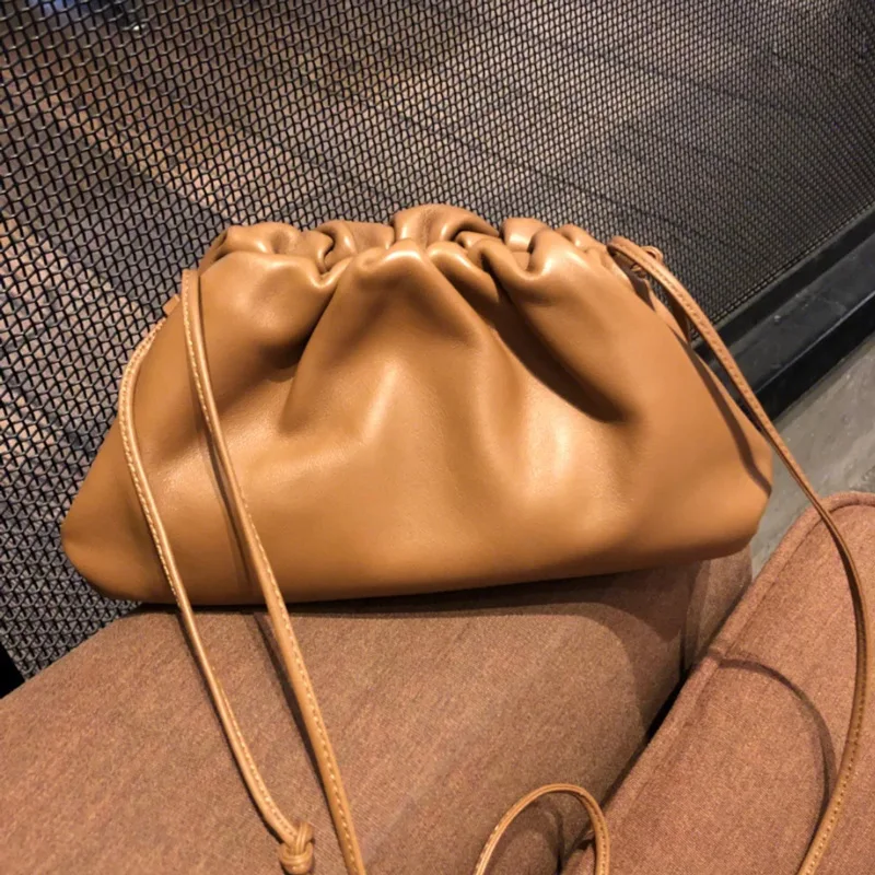 

Women Fashion Pu New Bag Shoulder Messenger Bag Dumpling Bag Clutch