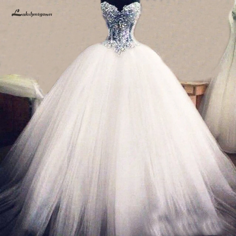 Lakshmigown прозрачные иллюзионные сексуальные африканские Свадебные платья с открытыми плечами Vestido Novia роскошное свадебное платье корсет на шнуровке сзади