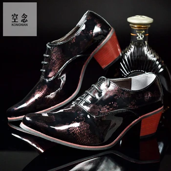 

Fashion shoes High heels for men red shoes Shiny shoes Wingtip shoes CASUAL SHOES LEATHER SHOES LOW CUT shoes men's party shoes