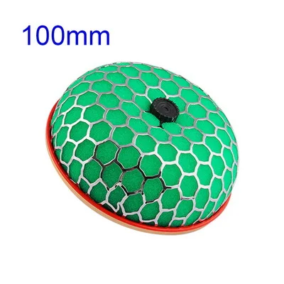 100mm Green 2-Inch 76 мм 100 мм автомобильный воздушный фильтр круглой конической формы воздушный фильтр Турбокомпрессор двигатель Холодный Воздушный фильтр универсальные автомобильные запчасти - Color: 100mm Green