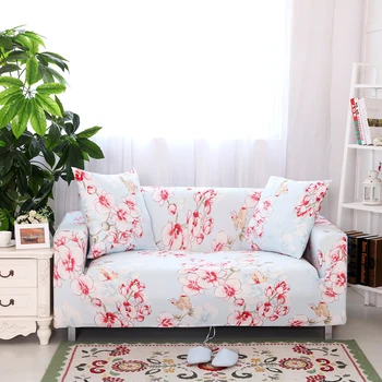 

2020 New Style flower printed sofa covers for living room elastic stretch slipcover sectional corner sofa covers 1/2/3/4-seater