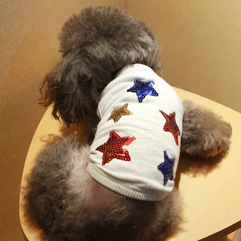 

2018 primavera y verano nuevo estilo ropa para perros verano Teddy ropa para perros pequeños chaleco Bichon VIP ropa para mascotas