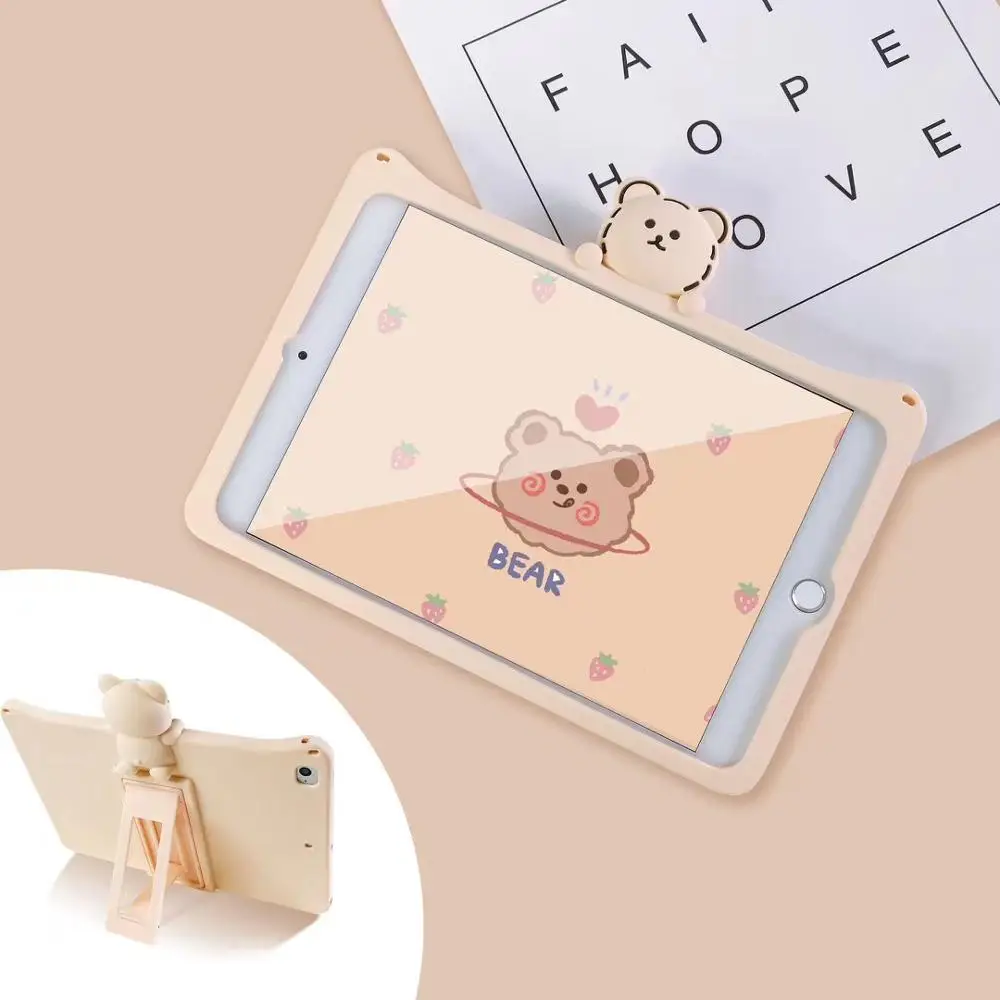 

Cartoon Kids Safe Cover for IPad 9.7 2017 2018 Mini Case for IPad 10.2 Air 2 9.7" Air3 10.5 Tablet Soft Silicon Stand Funda Case