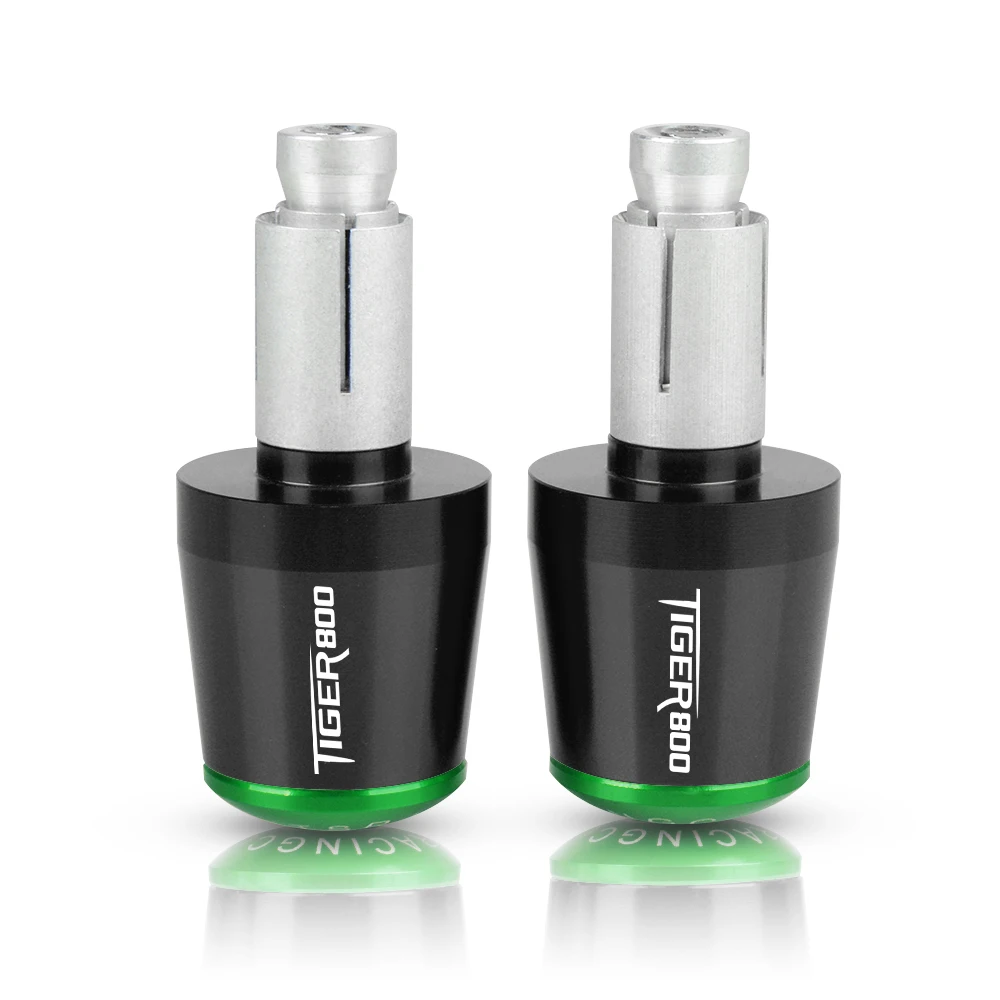Для Triumph TIGER 800 TIGER800 XC XCX XR XRX 7/" 22 мм мотоциклетные ручки для руля - Цвет: Black-Green
