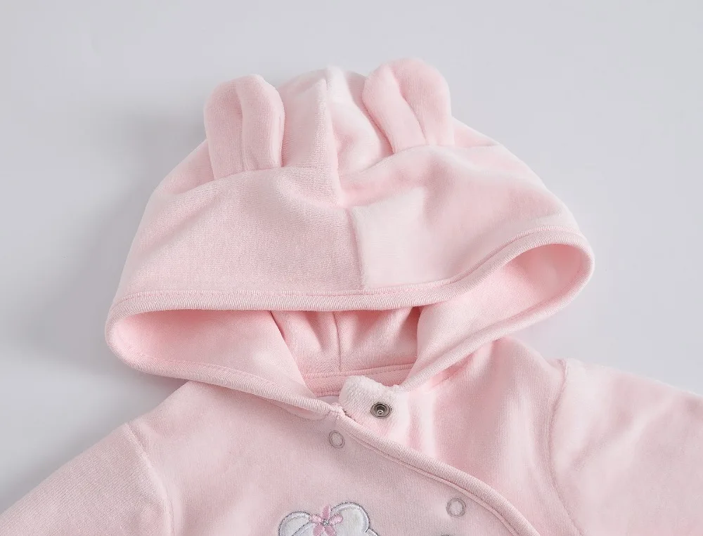 Honeyzone/детский хлопковый комбинезон; ropa niuna; дизайн с кроликом; ropa bebe recien nacido; мягкий на ощупь комбинезон