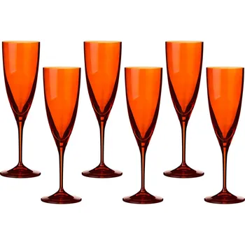 

Set of glasses for champagne of 6 PCs. "KTE" 220 ml ..