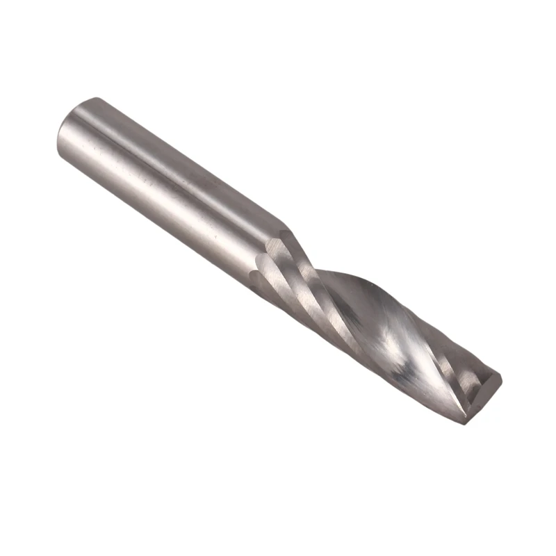 GTBL 5Pcs 6Mm 1/4 Inch Carbide Cnc Router Bits One Single Flute End Mill Tools 22Mm