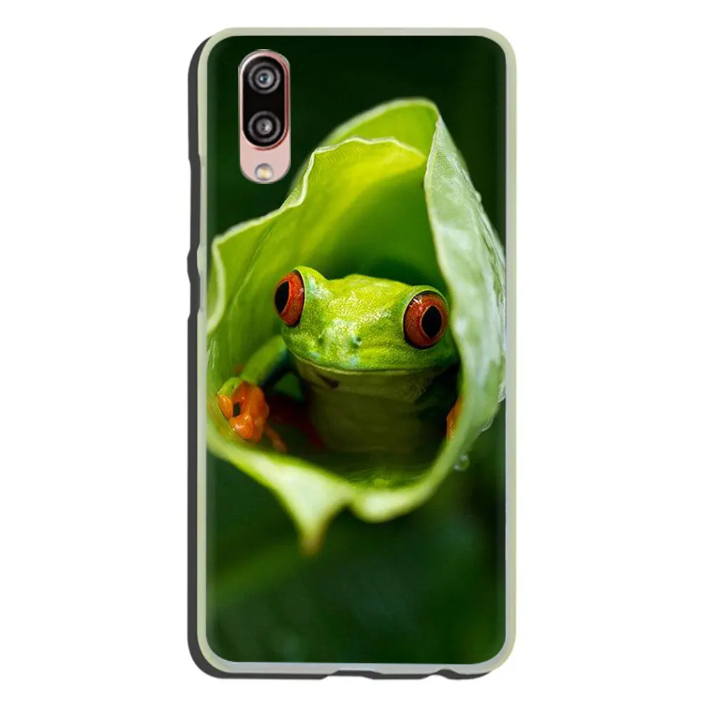 H3 Милый жесткий чехол с зеленой лягушкой для телефона huawei P30 P20 P8 P9 P10 Lite Mini Pro P smart Plus - Цвет: H3