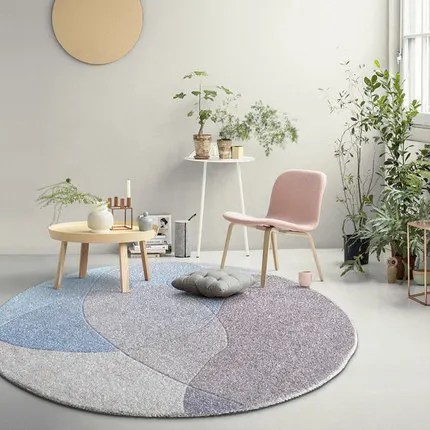 Простой Ins гостиная Чайный Столик Круглый скандинавский Роскошный матрас для спальни Необычные ковры на заказ