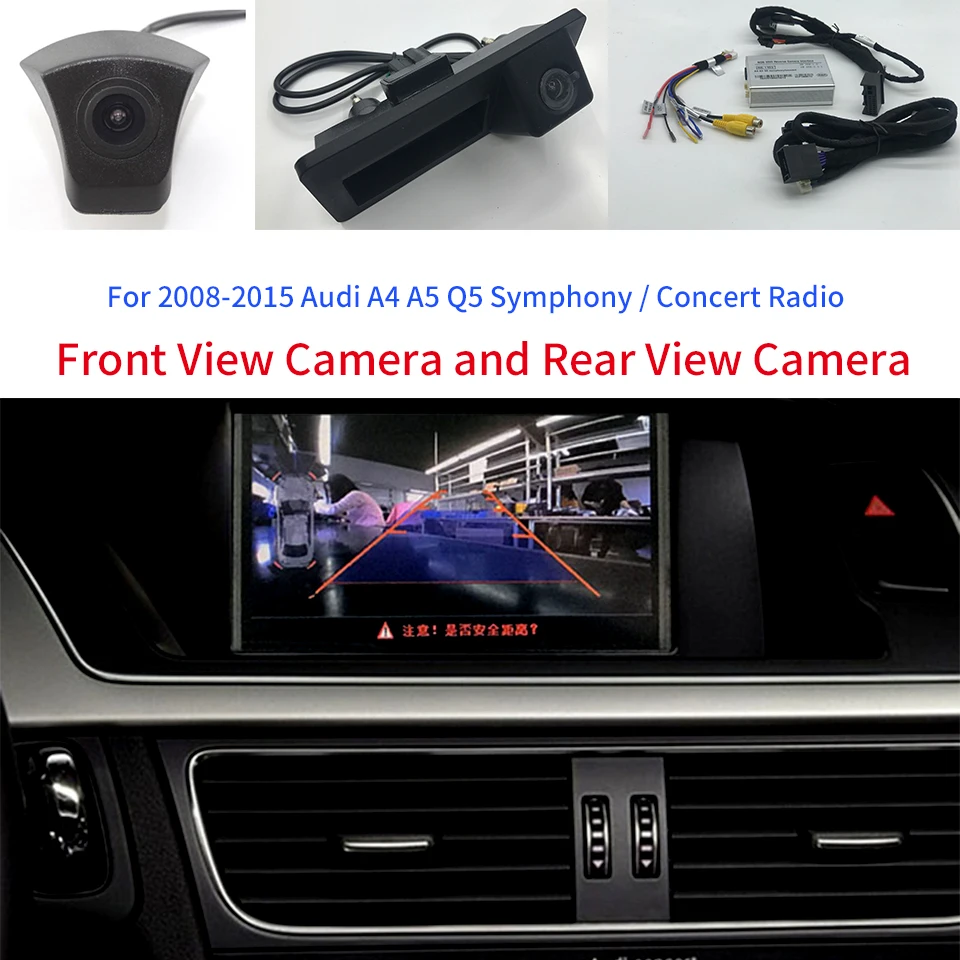 

Rear Camera For Audi A4 A5 Q5 Symphony / Concert 2008-2018 interface Original Screen Display Upgrading system Parking Decoder