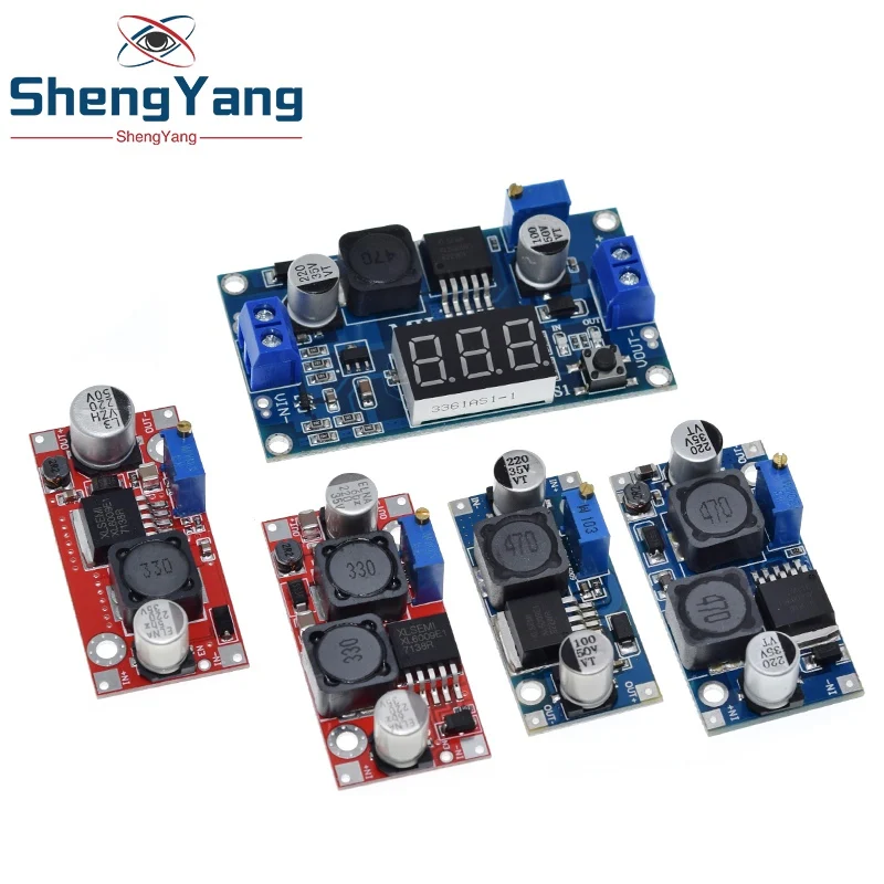 ShengYang 1 шт. Boost Buck DC-DC Регулируемый повышающий преобразователь XL6009 модуль питания 20