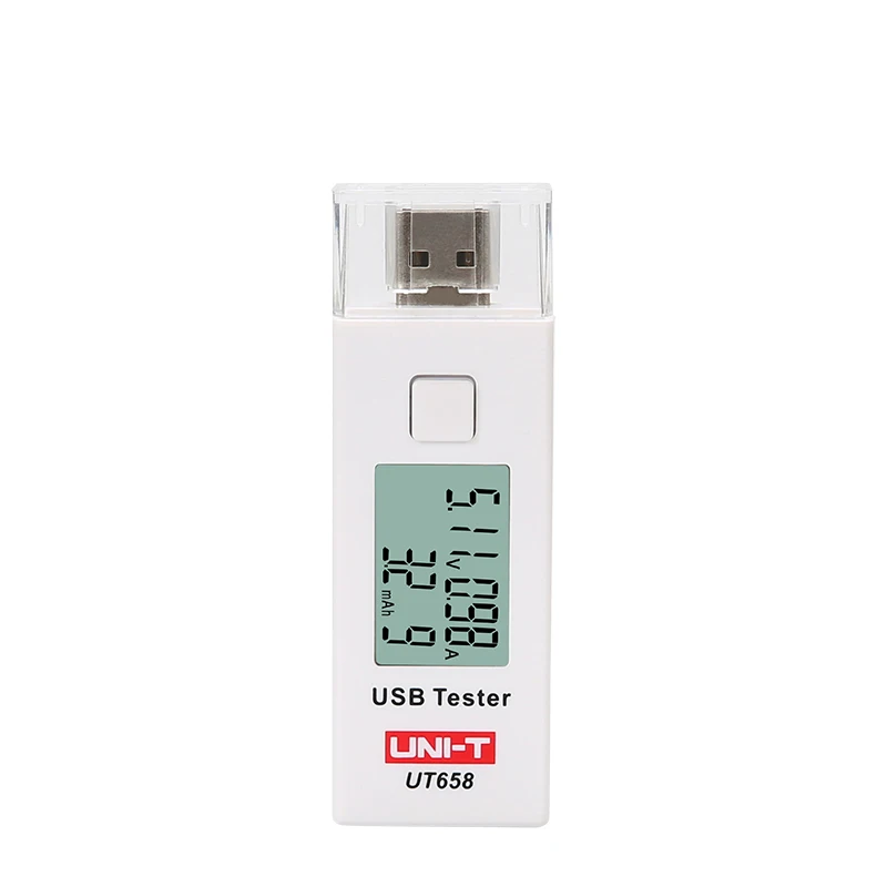 UNI-T UT658 USB Тестер DC Цифровой вольтметр напряжение измеритель тока Амперметр детектор Емкость тестер 9 В 3A с подсветкой