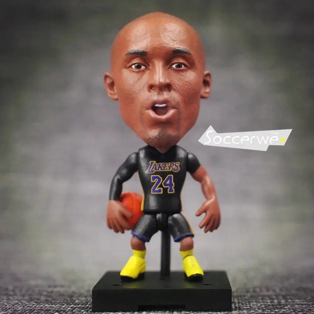 KOBE Black Куклы высотой 6,5 см, роза, Уэйд, Джеймс, Коби, Харден, леonard, 2,5 дюйма, Статуэтка из смолы - Цвет: KOBE Black