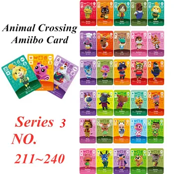 

Animal Crossing Card Amiibo NFC Card for nintendo switch NS Games Series 3 (211 to 240)