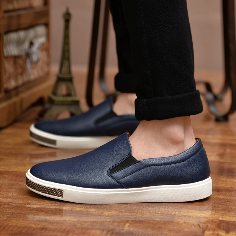 Мужские кожаные водонепроницаемые мокасины ручной работы; повседневные Мокасины на плоской подошве; Homme; Лоферы для вождения; слипоны; всесезонные Мокасины Мужская обувь
