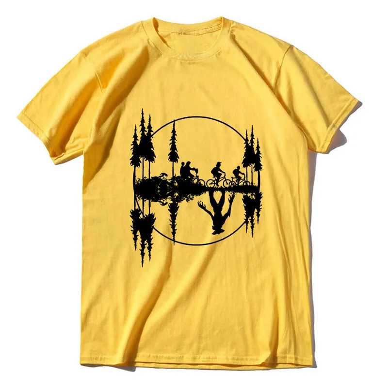 Женская футболка с коротким рукавом надписью Stranger Things Design|Футболки| |