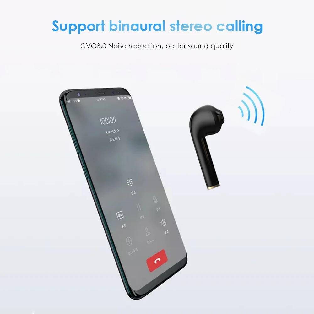 TWS беспроводные наушники Bluetooth V5.0 Mini Smart Touch наушники с цифровым дисплеем гарнитура наушники с шумопоглощающим эффектом с микрофоном