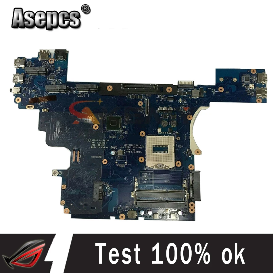 Материнская плата Akemy для ноутбука Dell серии Latitude E6540 LA-9414P CN-00C96W 00C96W 0C96W DDR3L |