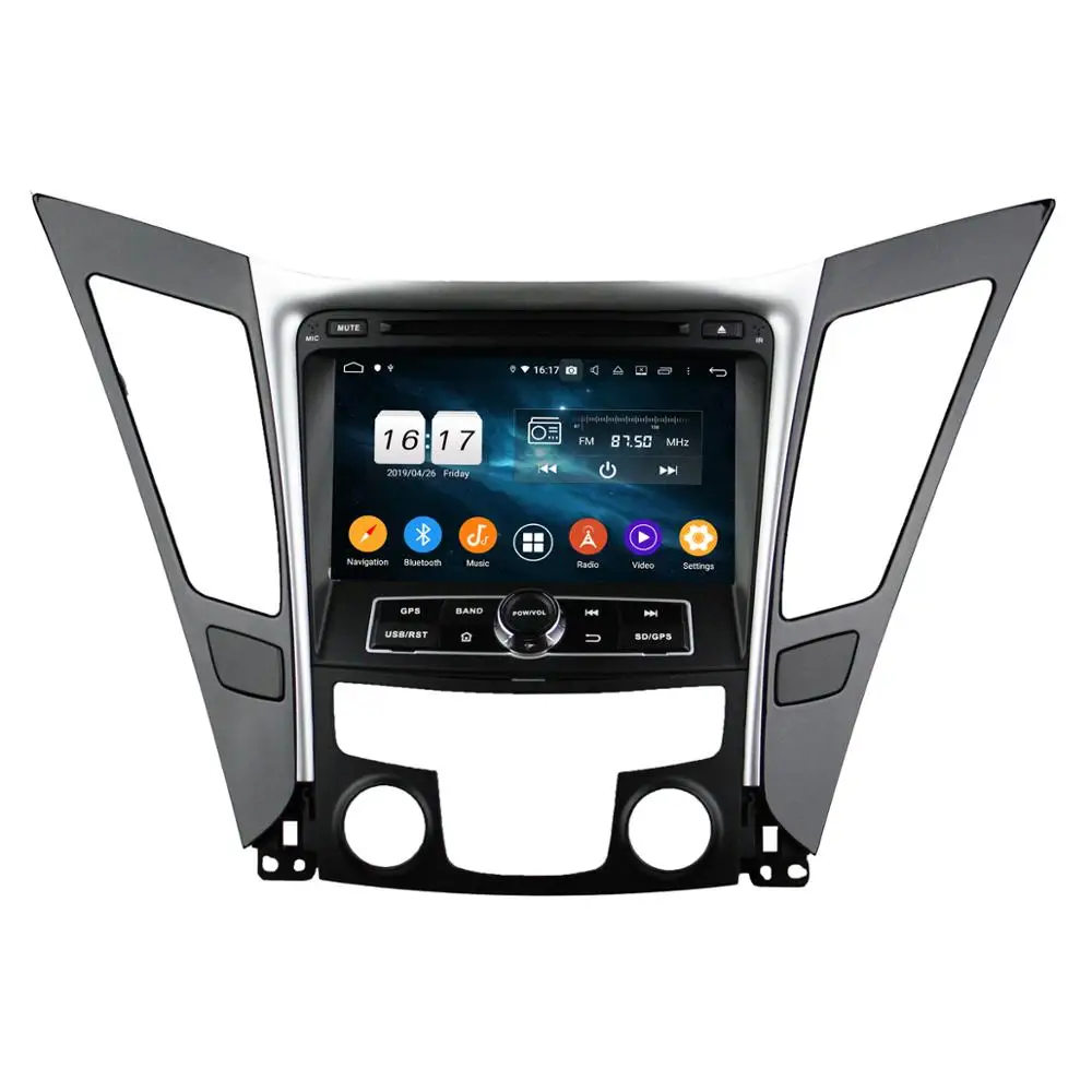 Top Android 9.0 CAR DVD Player for HYUNDAI SONATA 2011-2013 GPS navigation Car multimedia player 4+32G 0