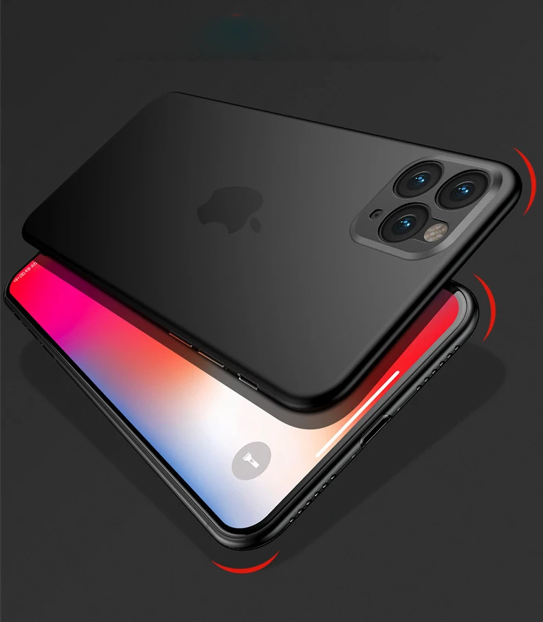 Роскошный ультра тонкий PP чехол для телефона для iphone 11 Pro X XR XS Max 7 8 6 6s plus Жесткий PC противоударный полный чехол матовый тонкий бампер чехол