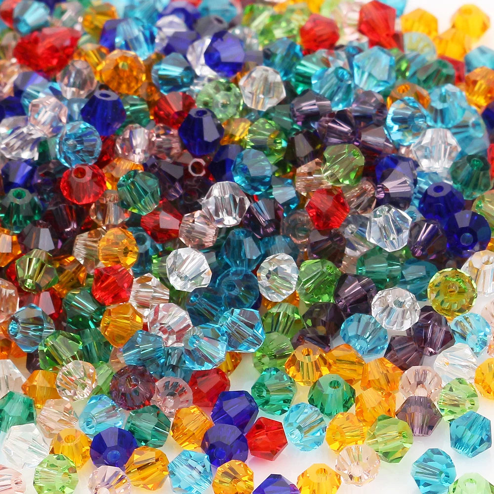 200 шт. биконусные бусины для изготовления ювелирных изделий 4 мм|bicone beads|beads 4mmbeads diy