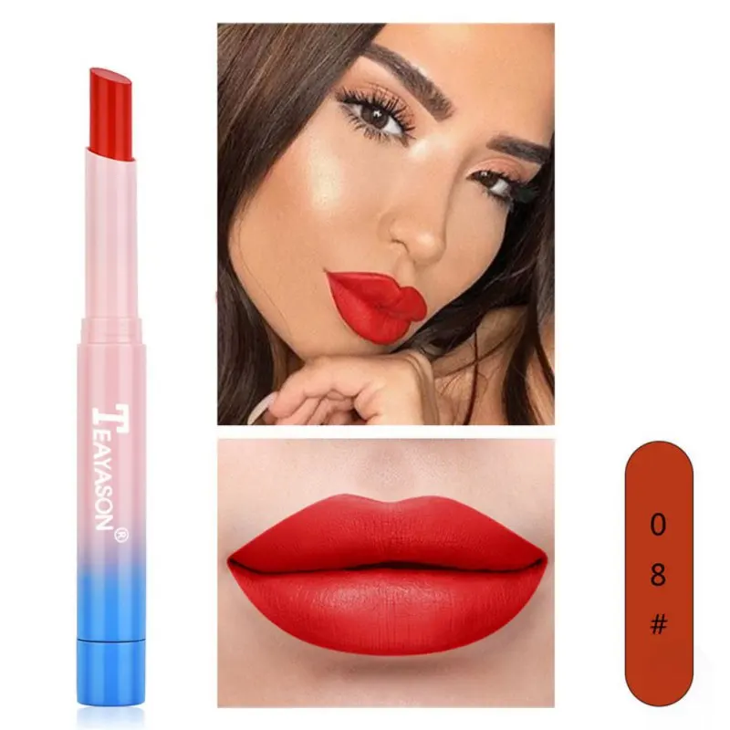Matte Lipstick Waterproof Non-stick Cup Long Lasting Colorfast Silky Velvet Lipstick - Цвет: OD0567A8