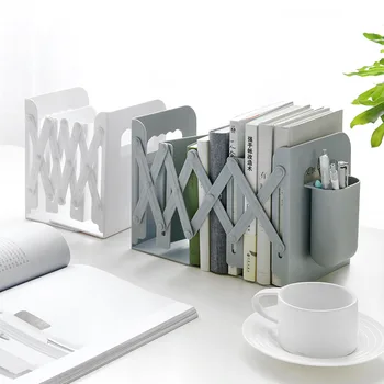 

Retractable Book Stand Creative Student Office Bookshelf Book Clip Simple Table Folding Storage Stretch Book By Book Baffle