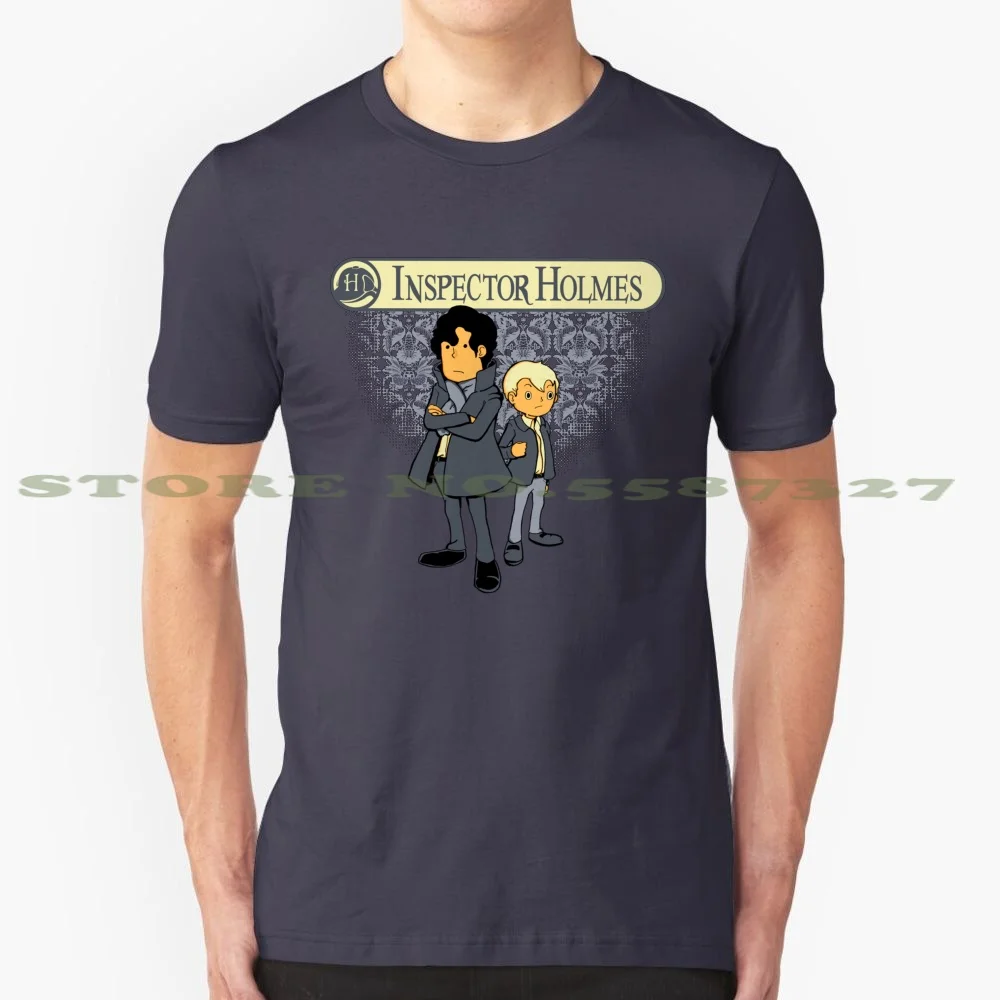 )Holmes Graphic Custom Funny Hot Sale Tshirt Sonic Videogioco Gamer Gaming Sherlock Mystery Pop Culture Geek Nerd