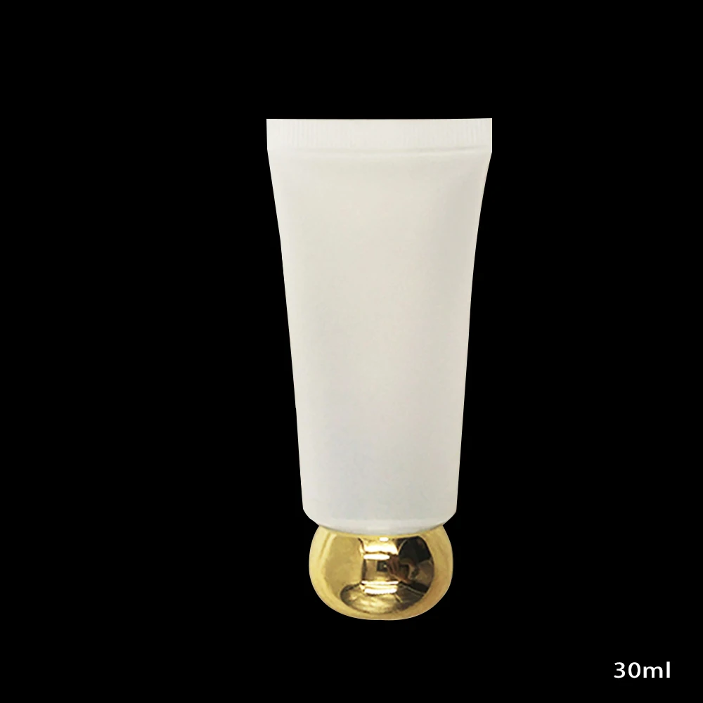 

30 мл прозрачные косметический Мягкий Тюбик с круглой крышкой, BB с кремовой структурой для макияжа пластиковая бутылка мягких туб