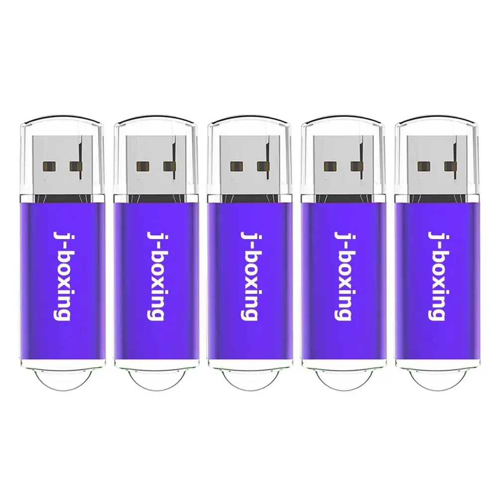 J-бокс, 5 шт., USB флеш-накопители, 1 ГБ, 2 ГБ, 4 ГБ, 8 ГБ, 16 ГБ, 32 ГБ, прямоугольная Флешка с крышкой, флешки, USB карта памяти для ПК, подарки