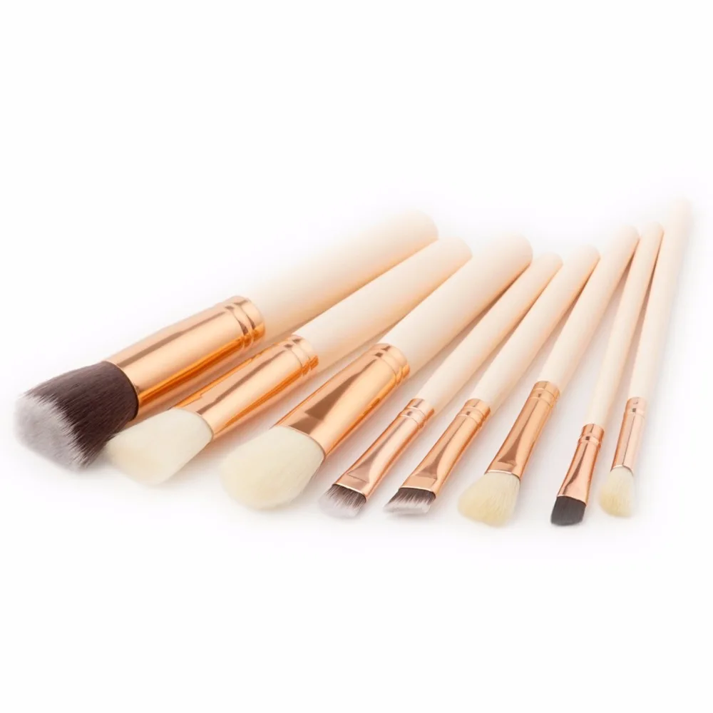 

8pcs Makeup Brushes Beauty Flat Foundation Face Makeup Brush Set Blush Kabuki Powder Contour Makeup Brush Cosmetic Make Up Tool