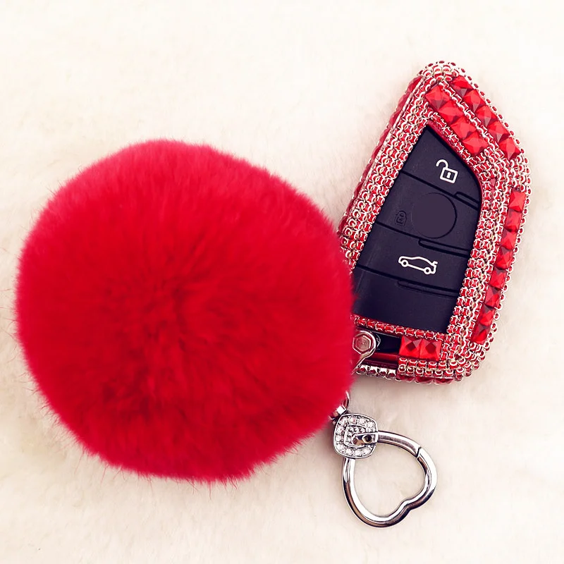 Роскошный Алмазный чехол для автомобильного ключа BMW 1 2 7 серии X1 X5 X6 X5M X6M F Class с