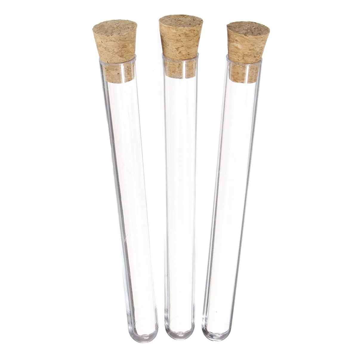 50pcs 20ml Transparent Plastic Test Tubes With Caps Corks Stoppers Clear Like Glass Wedding Favor Tubes Lab Supplies Test Tube Aliexpress