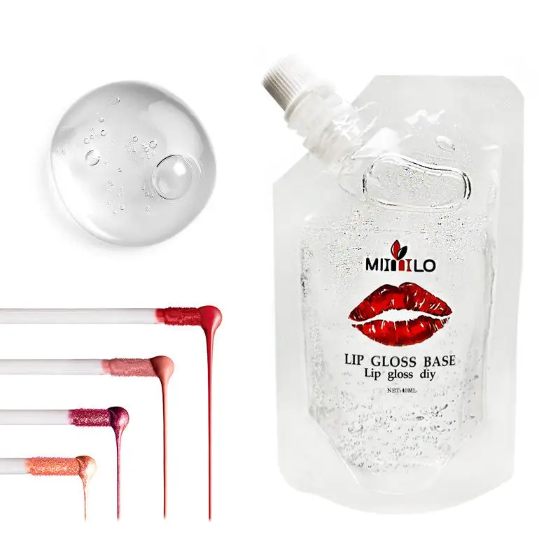 Clear Lip Gloss Base Oil Non-Stick Lipstick Material Gel For Lip Gloss Makeup Clear Lip Gloss Base Oil Non-Stick Lipstick Material Gel For Lip Gloss Makeup