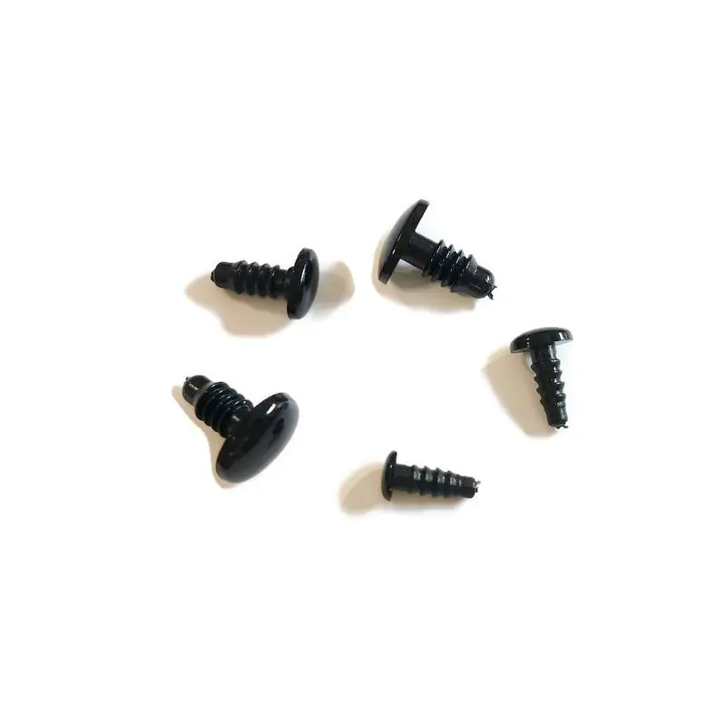 Oval Black Eyes For Teddy Bear Toy Safety Animal Eyes Amigurumi Doll Making Supply 6*4mm/8*6mm/7*10mm/9*12mm/10*13mm 20pcs/lot glass doll eyes doll eyes doll eyewear accessories doll accessories plush doll accessories