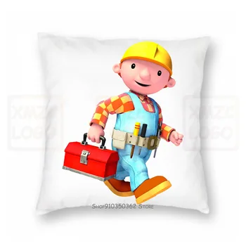 

Bob The Builder Pillow case Bob The Builder Can We Fix It Bob Builder Toolbox Tractor Comic Game Games Old School