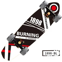 27'' Maple Penny Board Large Cruiser Skateboard Flash Wheel Sport Fish Board Complete Assembled Ready To Ride Adult Banana Board